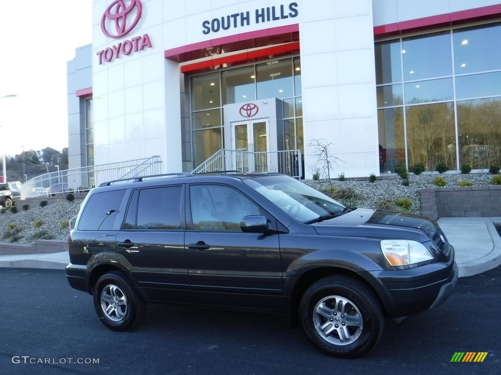 2005 Pilot EX 4WD - Sage Brush Pearl / Gray photo #2