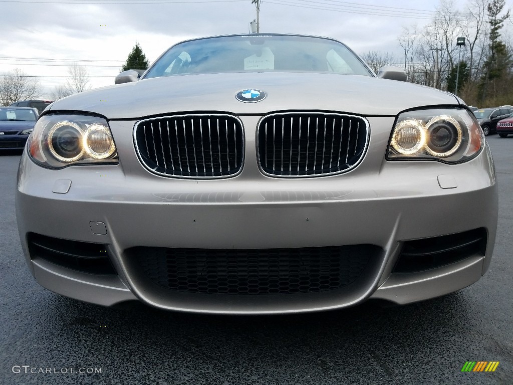 2008 1 Series 135i Convertible - Cashmere Silver Metallic / Taupe photo #7