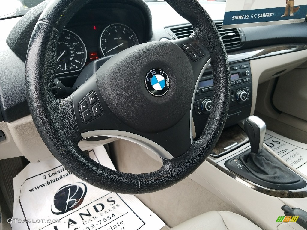 2008 1 Series 135i Convertible - Cashmere Silver Metallic / Taupe photo #11