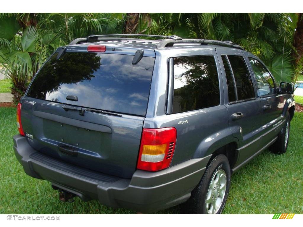 2001 Grand Cherokee Laredo 4x4 - Steel Blue Pearl / Taupe photo #15