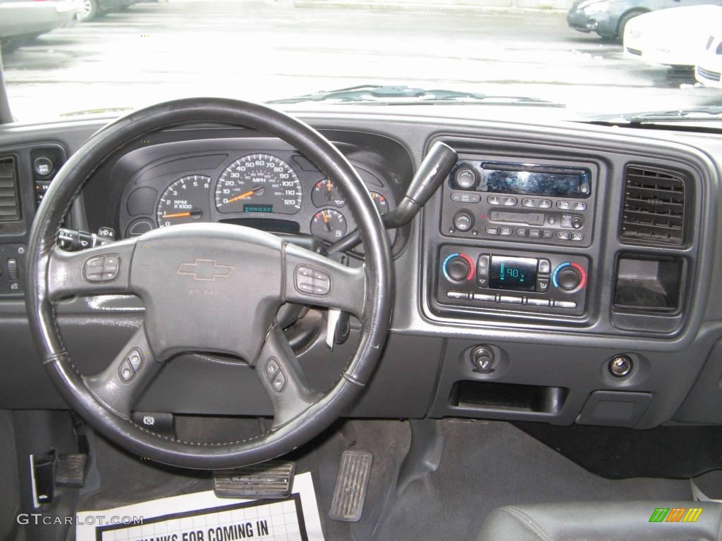 2005 Silverado 1500 LS Crew Cab 4x4 - Summit White / Dark Charcoal photo #9