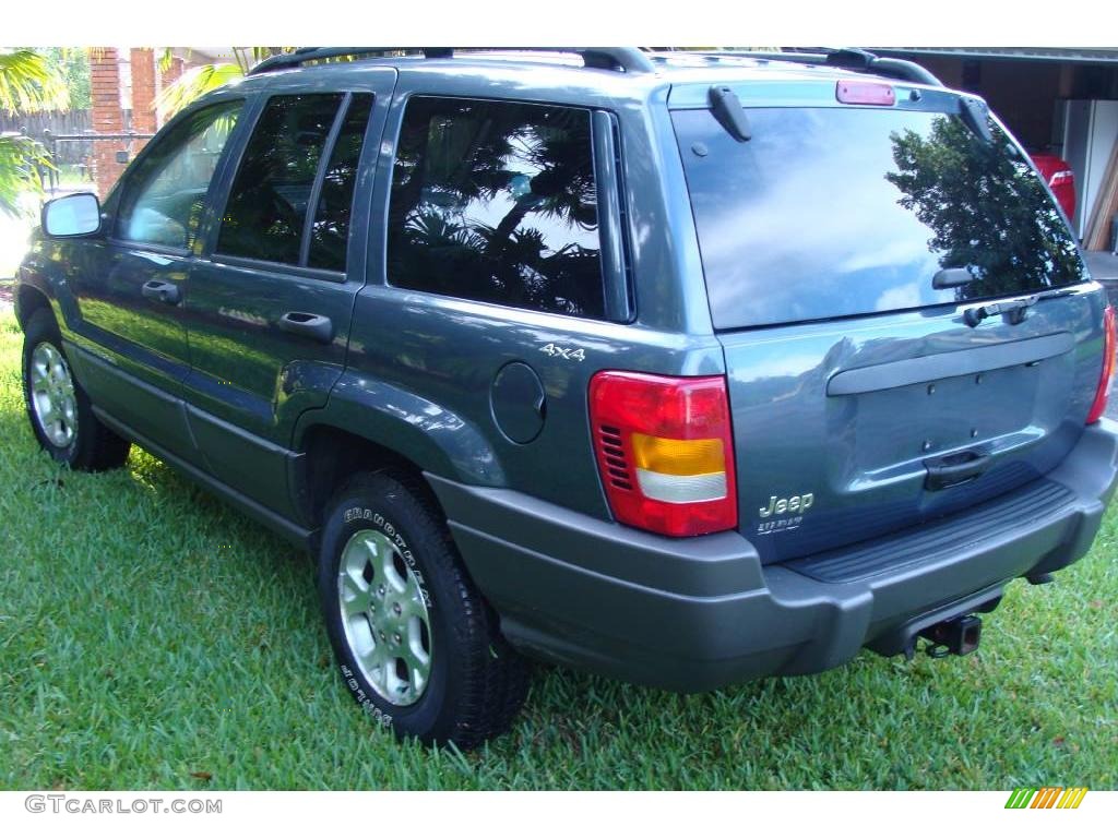 2001 Grand Cherokee Laredo 4x4 - Steel Blue Pearl / Taupe photo #21