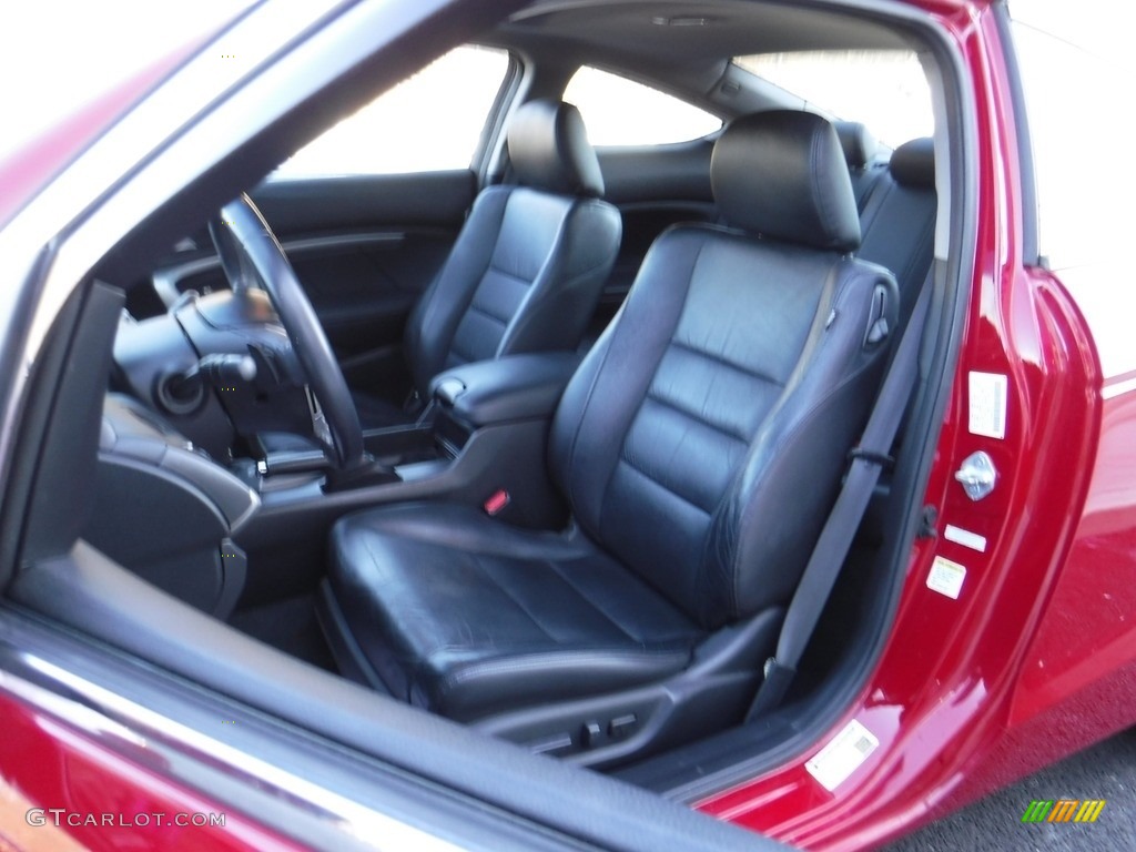 2011 Accord EX-L V6 Coupe - San Marino Red / Black photo #16
