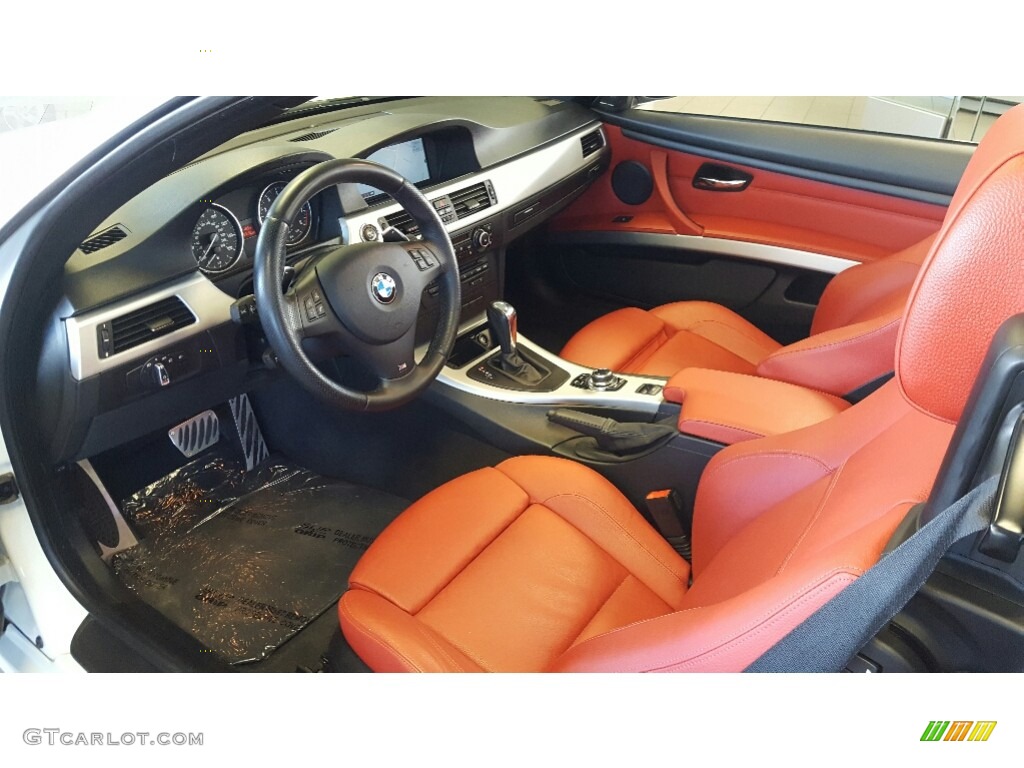 2013 3 Series 335i Convertible - Alpine White / Coral Red/Black photo #10