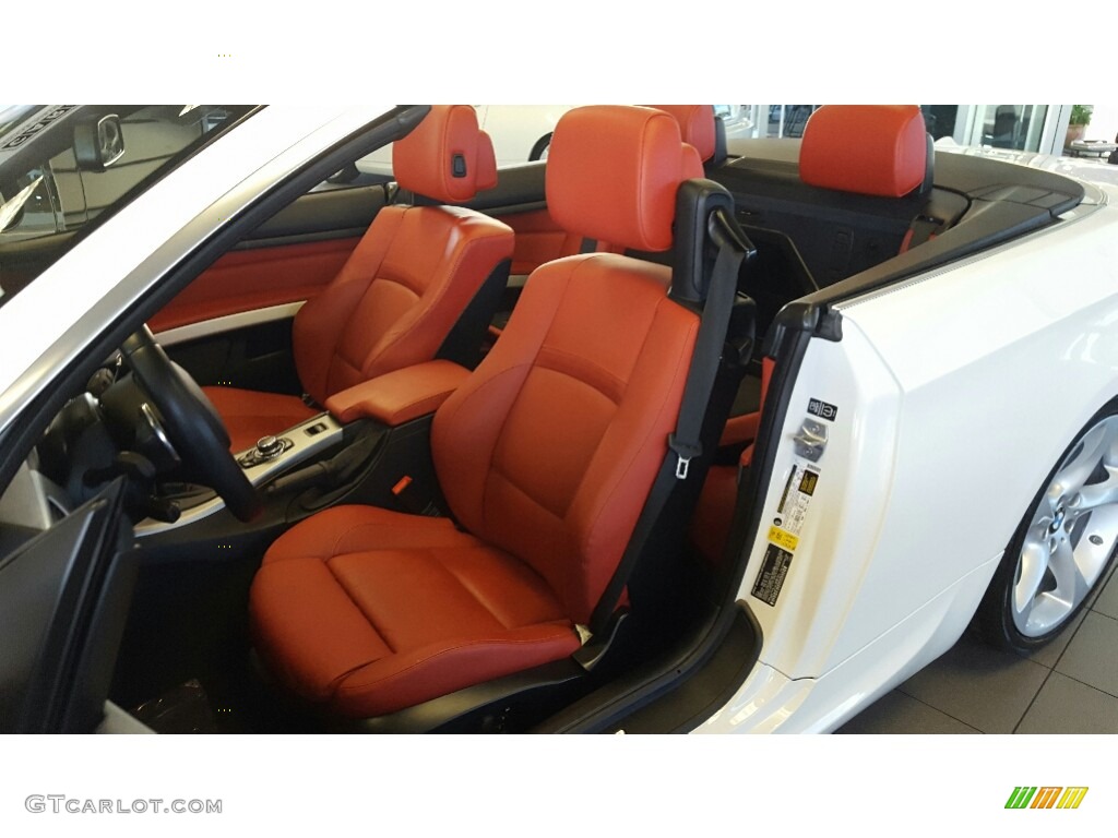 2013 3 Series 335i Convertible - Alpine White / Coral Red/Black photo #12