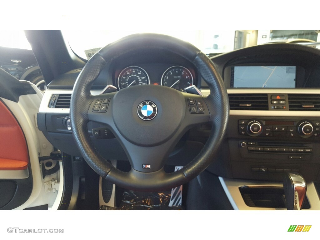 2013 3 Series 335i Convertible - Alpine White / Coral Red/Black photo #16
