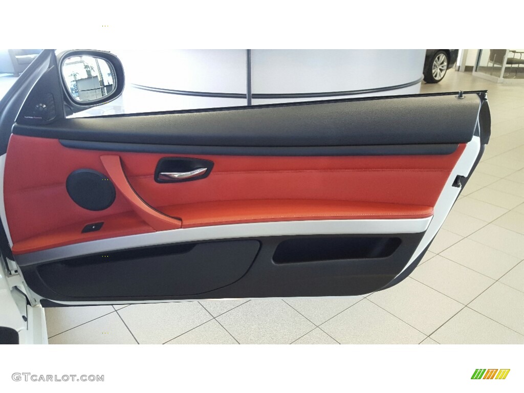 2013 3 Series 335i Convertible - Alpine White / Coral Red/Black photo #22