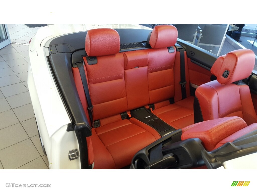 2013 3 Series 335i Convertible - Alpine White / Coral Red/Black photo #23