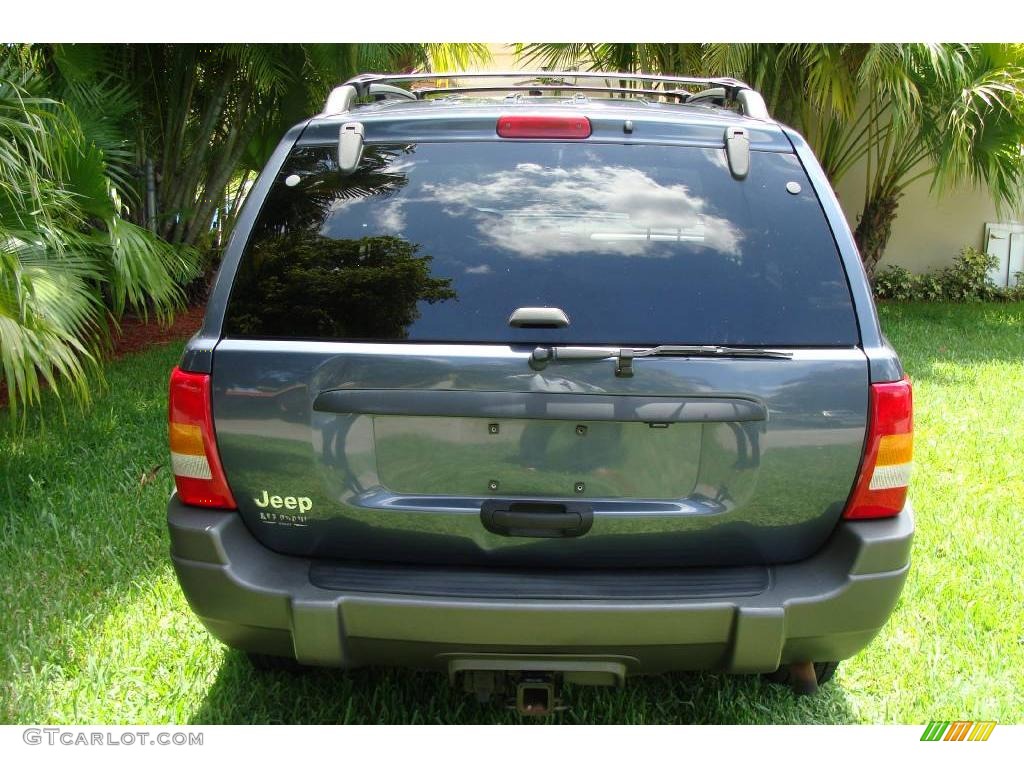 2001 Grand Cherokee Laredo 4x4 - Steel Blue Pearl / Taupe photo #29