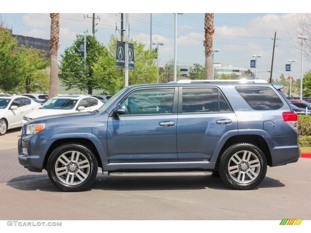 2013 4Runner Limited - Shoreline Blue Pearl / Sand Beige Leather photo #4