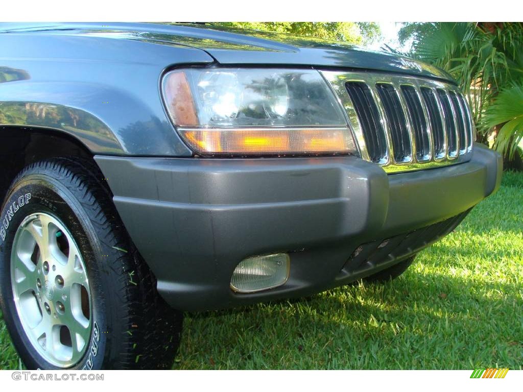 2001 Grand Cherokee Laredo 4x4 - Steel Blue Pearl / Taupe photo #39