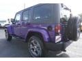 2017 Extreme Purple Jeep Wrangler Unlimited Sahara 4x4  photo #5