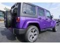 2017 Extreme Purple Jeep Wrangler Unlimited Sahara 4x4  photo #7