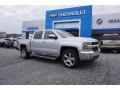 2017 Silver Ice Metallic Chevrolet Silverado 1500 LT Crew Cab  photo #1