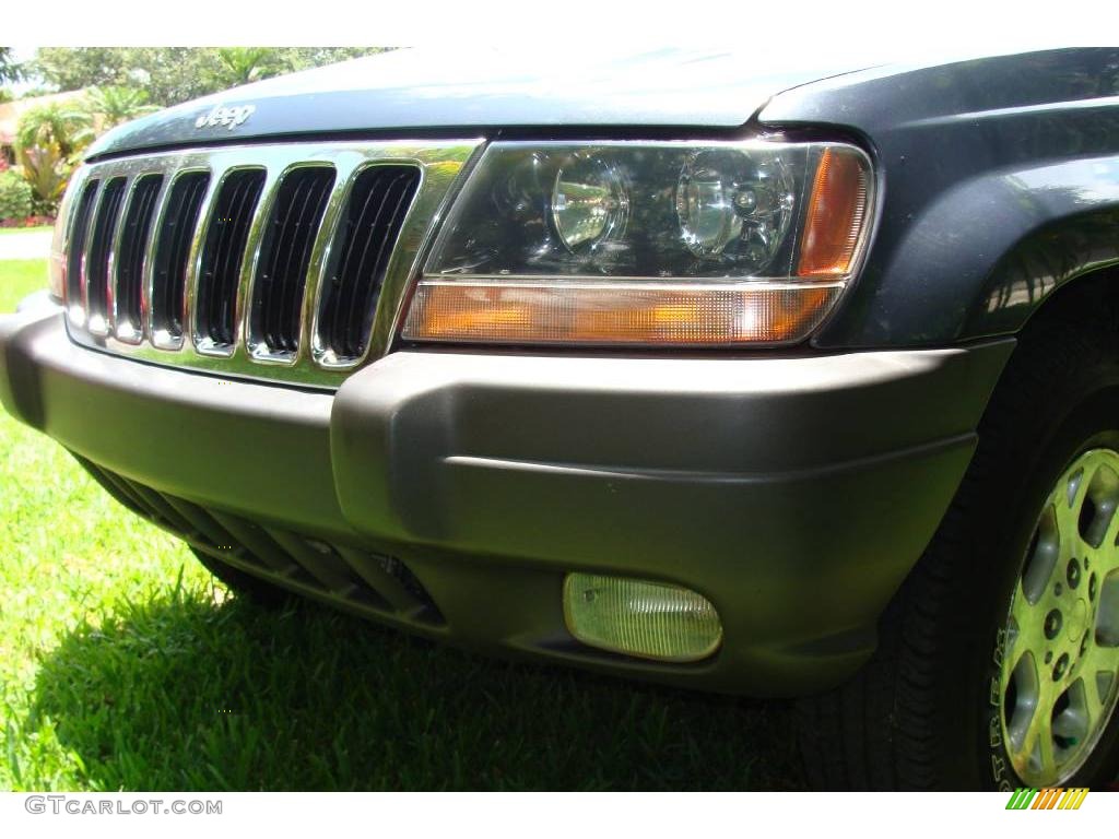 2001 Grand Cherokee Laredo 4x4 - Steel Blue Pearl / Taupe photo #43