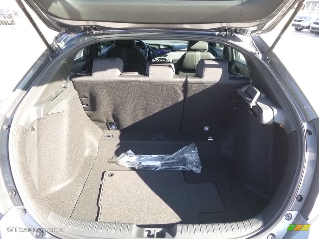 2017 Civic LX Hatchback - Polished Metal Metallic / Black photo #6