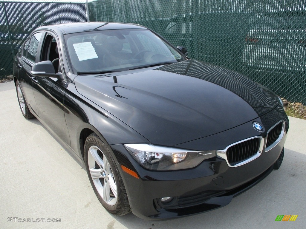 2014 3 Series 320i xDrive Sedan - Jet Black / Black photo #5