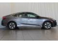 2017 Polished Metal Metallic Honda Civic LX Sedan  photo #3