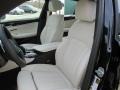 2017 BMW 5 Series Ivory White Interior Front Seat Photo