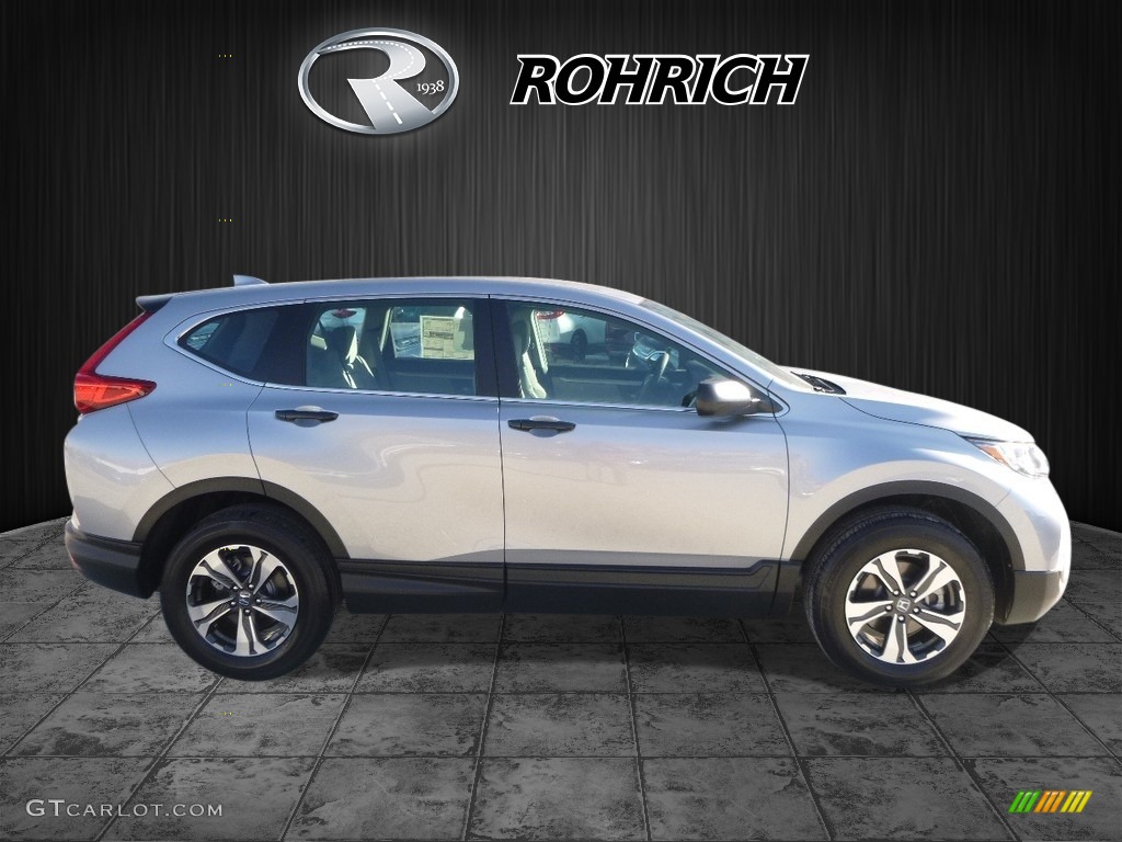 2017 CR-V LX AWD - Lunar Silver Metallic / Gray photo #2