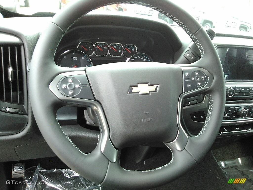 2017 Silverado 1500 LT Double Cab 4x4 - Graphite Metallic / Jet Black photo #5