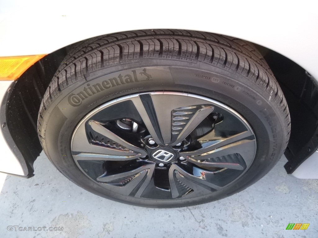 2017 Civic EX-L Sedan - Lunar Silver Metallic / Black photo #5