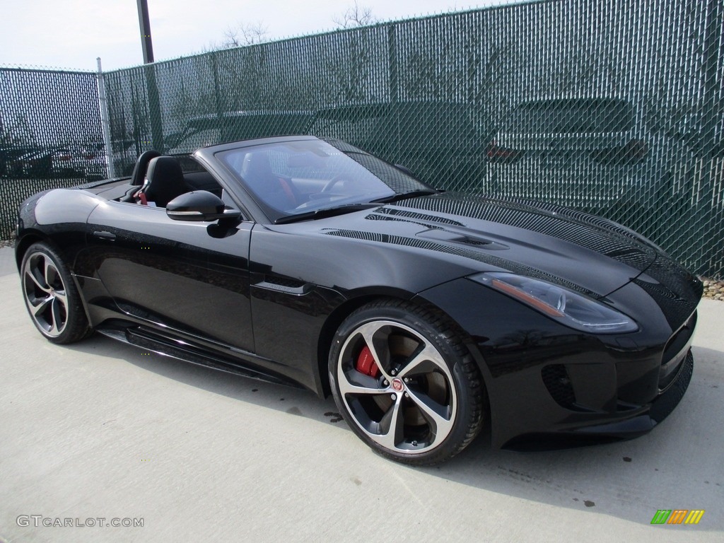 2017 F-TYPE Convertible - Ebony Black / Jet photo #1