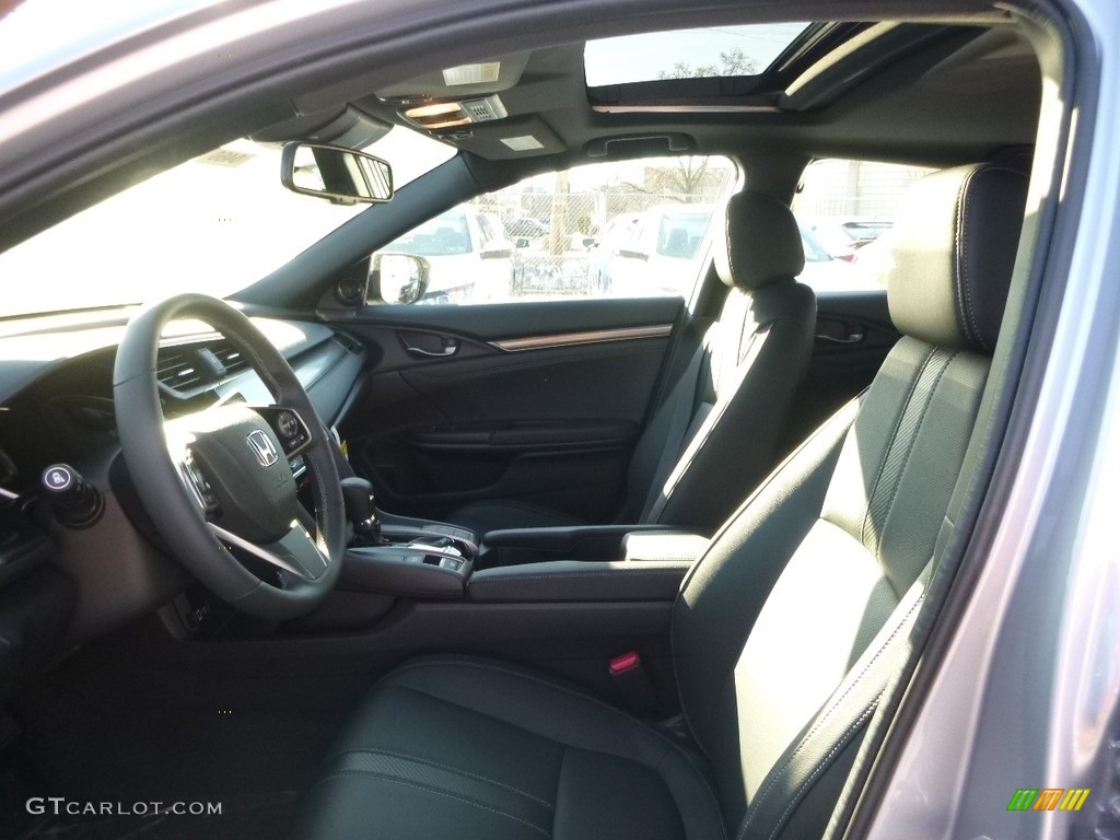 2017 Civic EX-L Sedan - Lunar Silver Metallic / Black photo #7