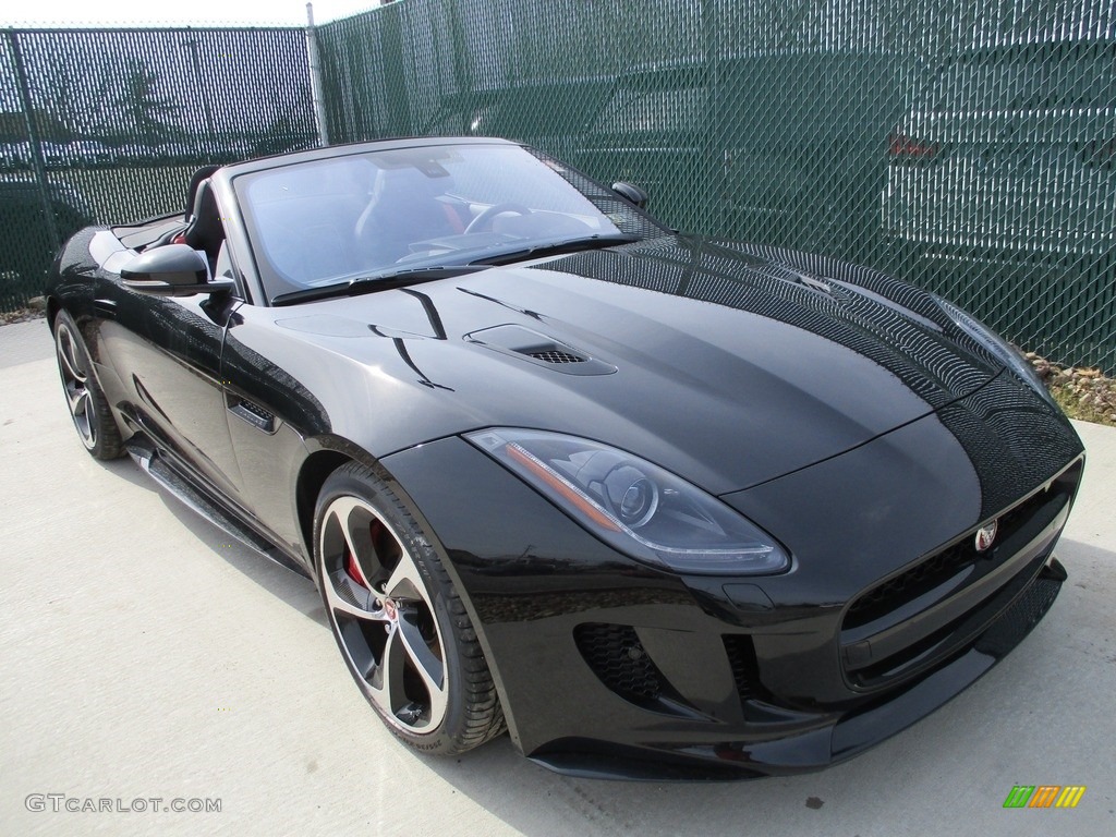 Ebony Black 2017 Jaguar F-TYPE Convertible Exterior Photo #119439309