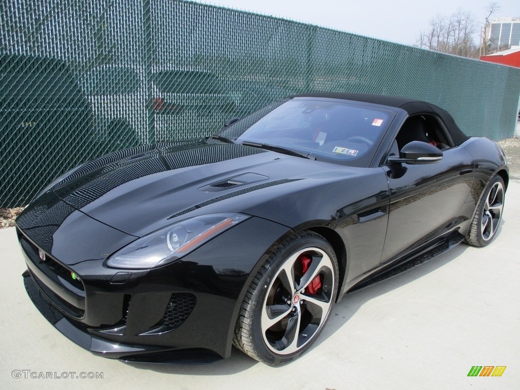 2017 F-TYPE Convertible - Ebony Black / Jet photo #9