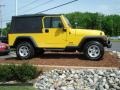 2006 Solar Yellow Jeep Wrangler Unlimited 4x4  photo #7