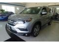 2017 Lunar Silver Metallic Honda Pilot Touring AWD  photo #1