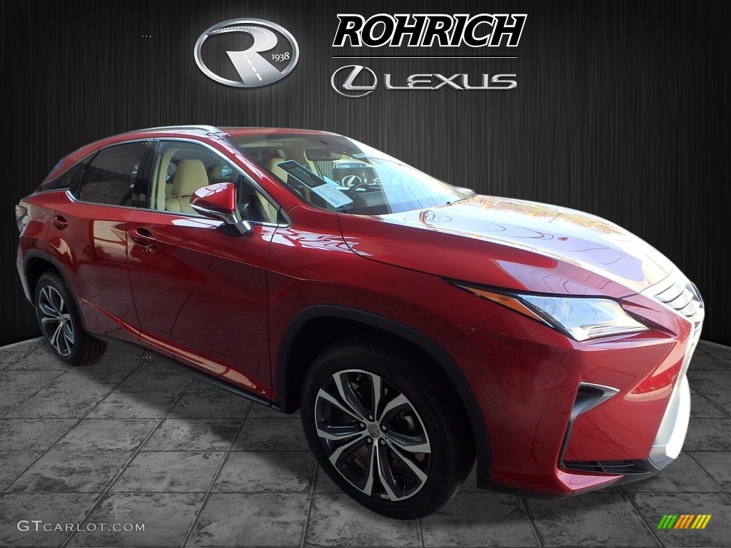 2017 RX 350 AWD - Matador Red Mica / Parchment photo #1