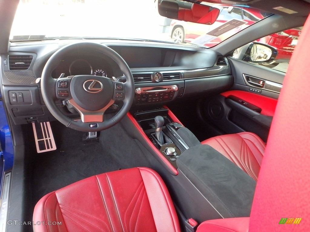 Circuit Red Interior 2017 Lexus GS F Photo #119441214
