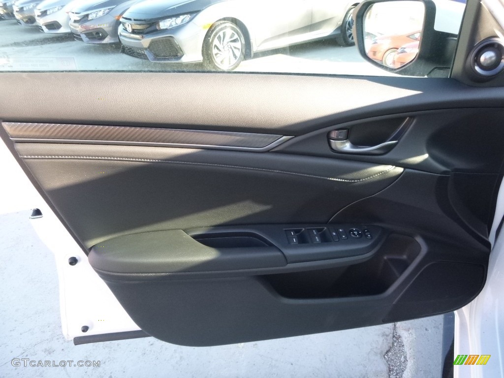 2017 Honda Civic Sport Touring Hatchback Black Door Panel Photo #119441274