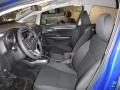 2017 Honda Fit Black Interior Front Seat Photo