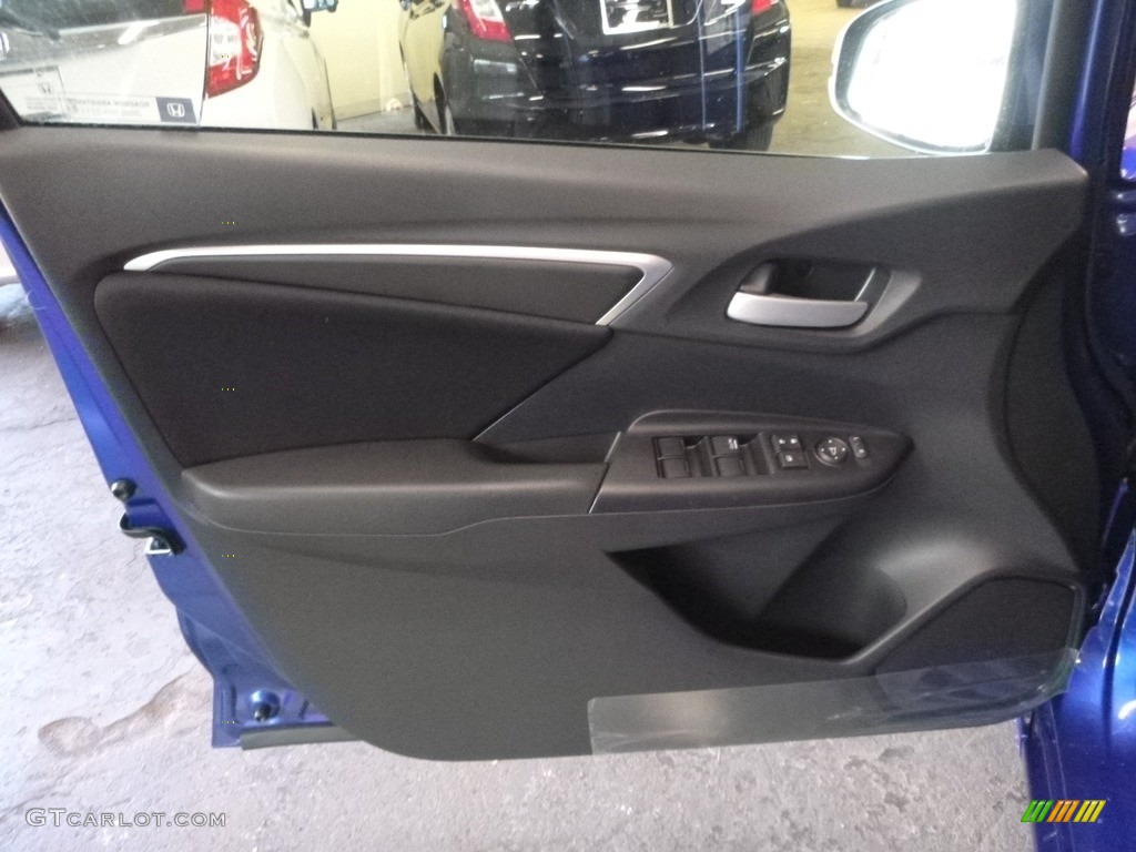 2017 Honda Fit LX Black Door Panel Photo #119442468