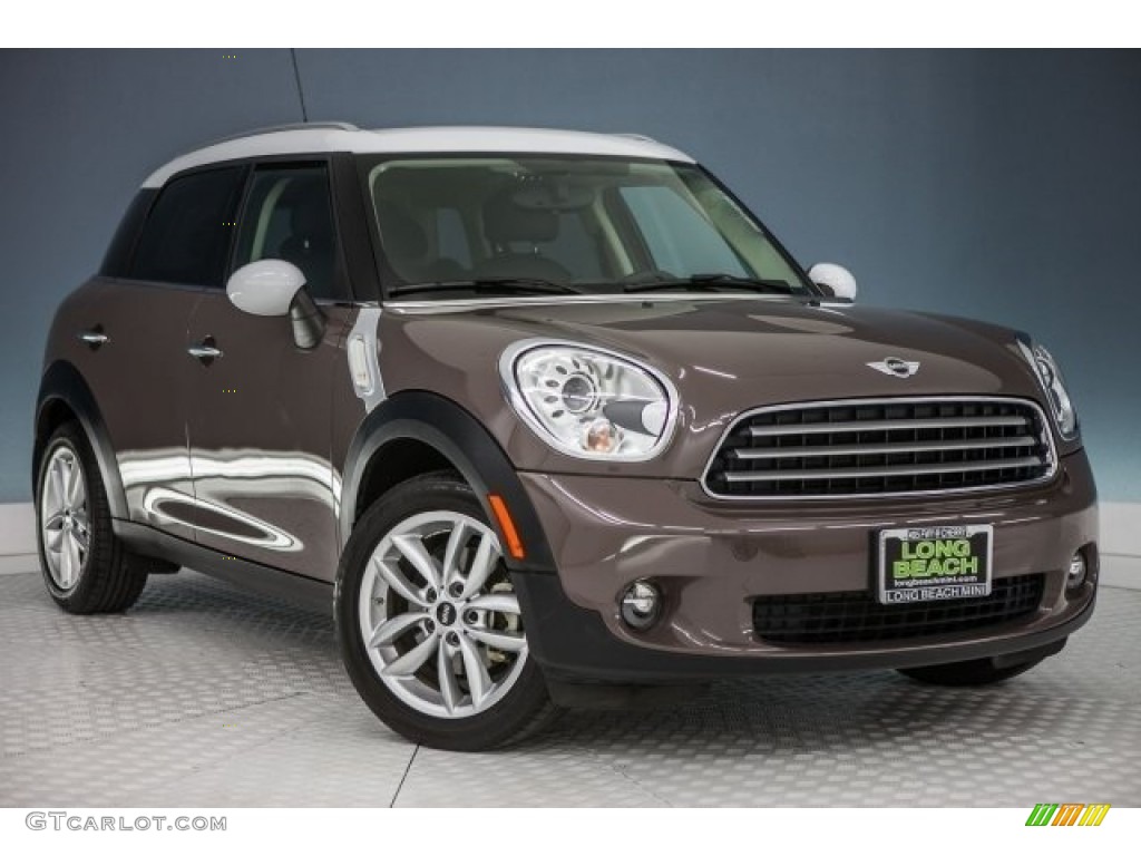 2014 Cooper Countryman - Light Coffee / Carbon Black photo #12