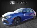 Aegean Blue Metallic - Civic EX-L Navi Hatchback Photo No. 4