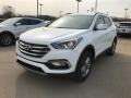 2017 Pearl White Hyundai Santa Fe Sport AWD  photo #1