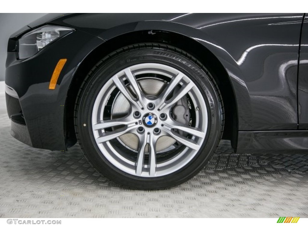 2017 3 Series 330i Sedan - Black Sapphire Metallic / Coral Red photo #9