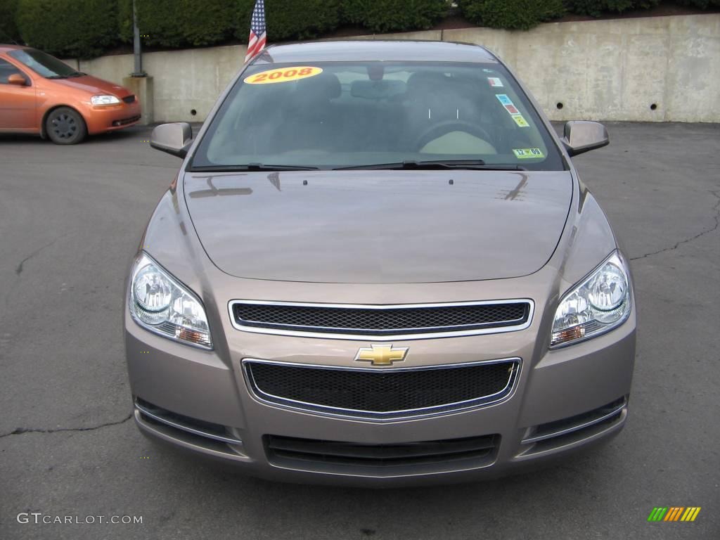 2008 Malibu LT Sedan - Amber Bronze Metallic / Cocoa/Cashmere Beige photo #1