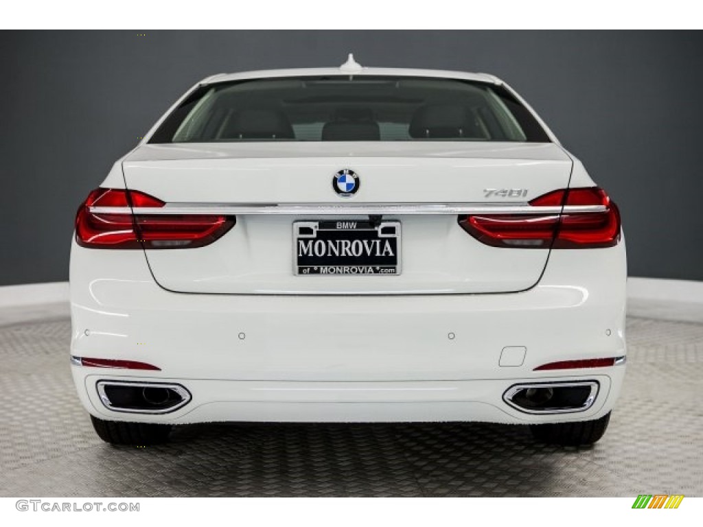 2017 7 Series 740i Sedan - Alpine White / Black photo #4