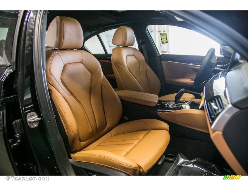 Cognac Interior 2017 BMW 5 Series 540i Sedan Photo #119452992