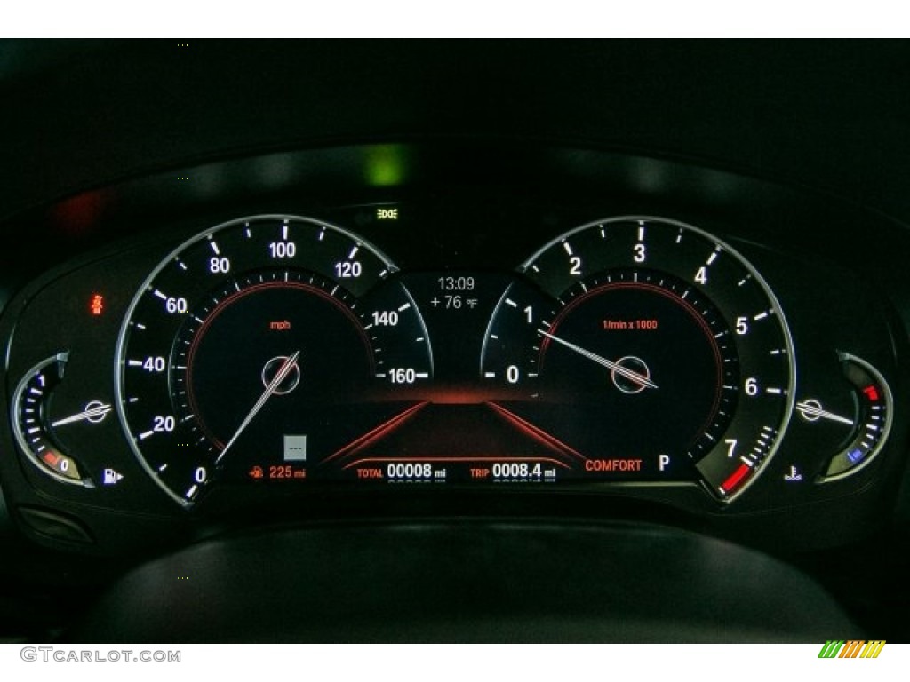 2017 BMW 5 Series 540i Sedan Gauges Photo #119453076