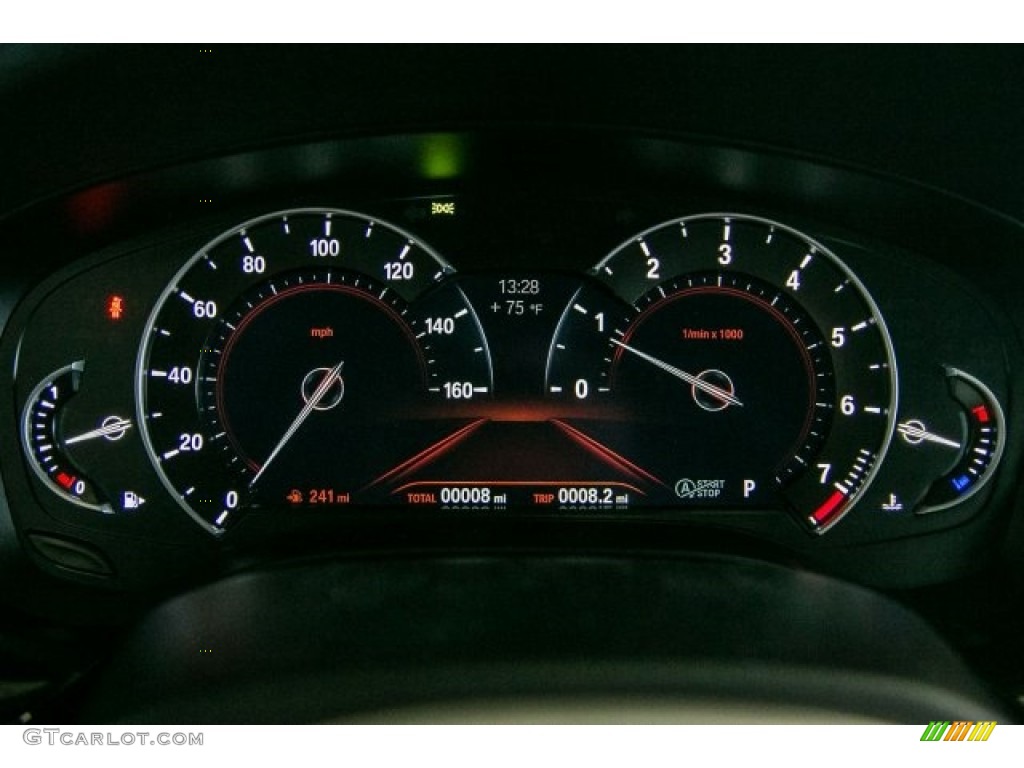 2017 BMW 5 Series 530i Sedan Gauges Photo #119453286