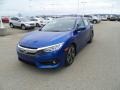 2017 Aegean Blue Metallic Honda Civic EX-L Sedan  photo #5