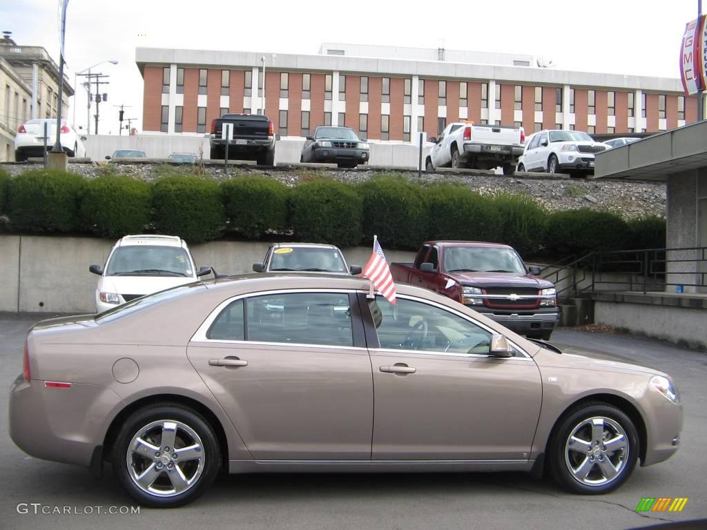 2008 Malibu LT Sedan - Amber Bronze Metallic / Cocoa/Cashmere Beige photo #7