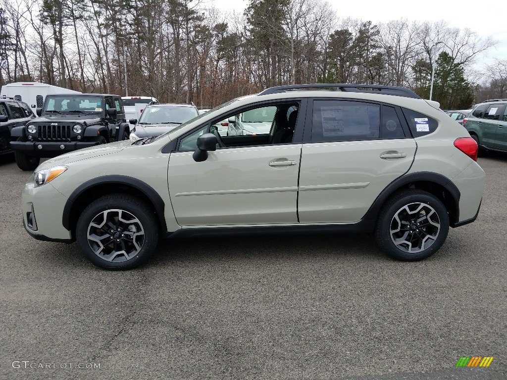 2017 Crosstrek 2.0i - Desert Khaki / Black photo #3