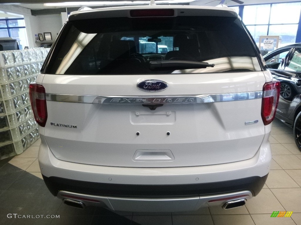 2017 Explorer Platinum 4WD - White Platinum / Medium Soft Ceramic photo #5